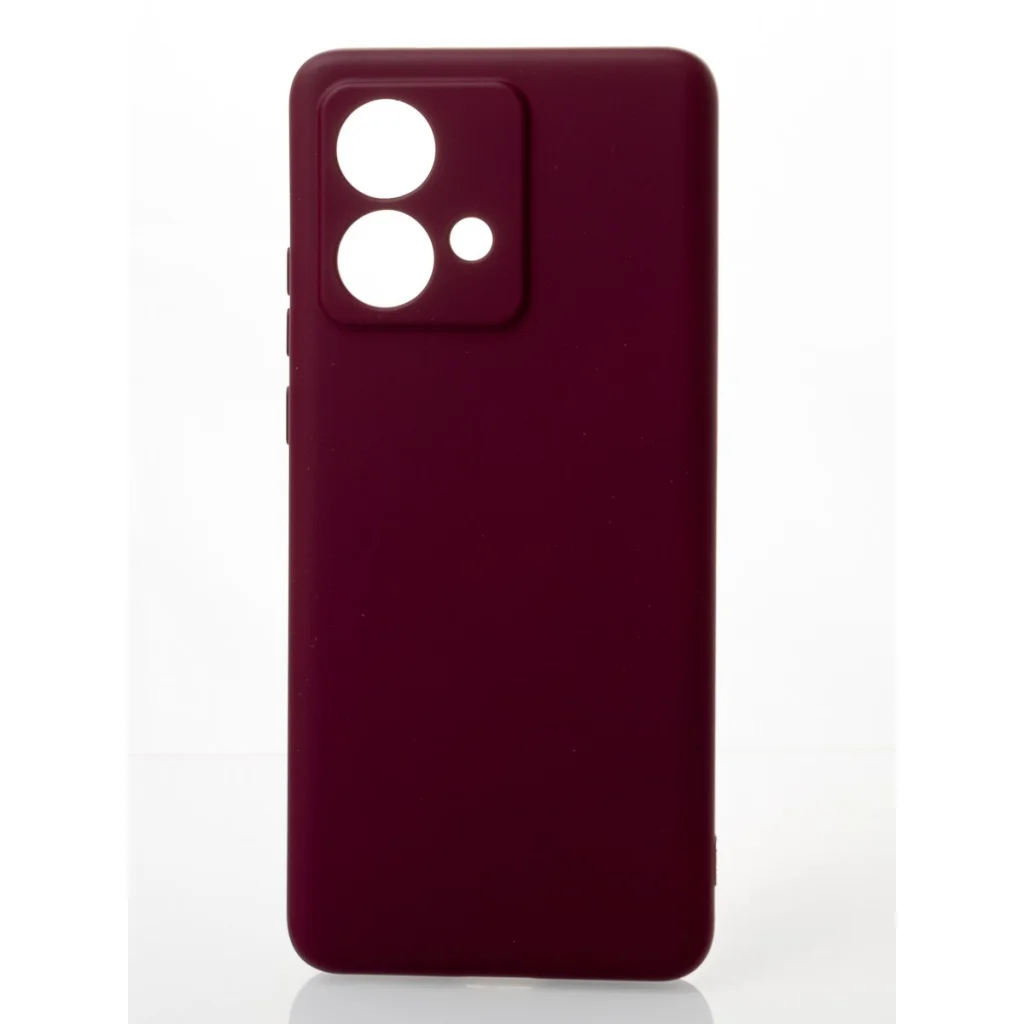 Чехол Soft Silicone Case (без лого) для Motorola Edge 40 Neo Bordo