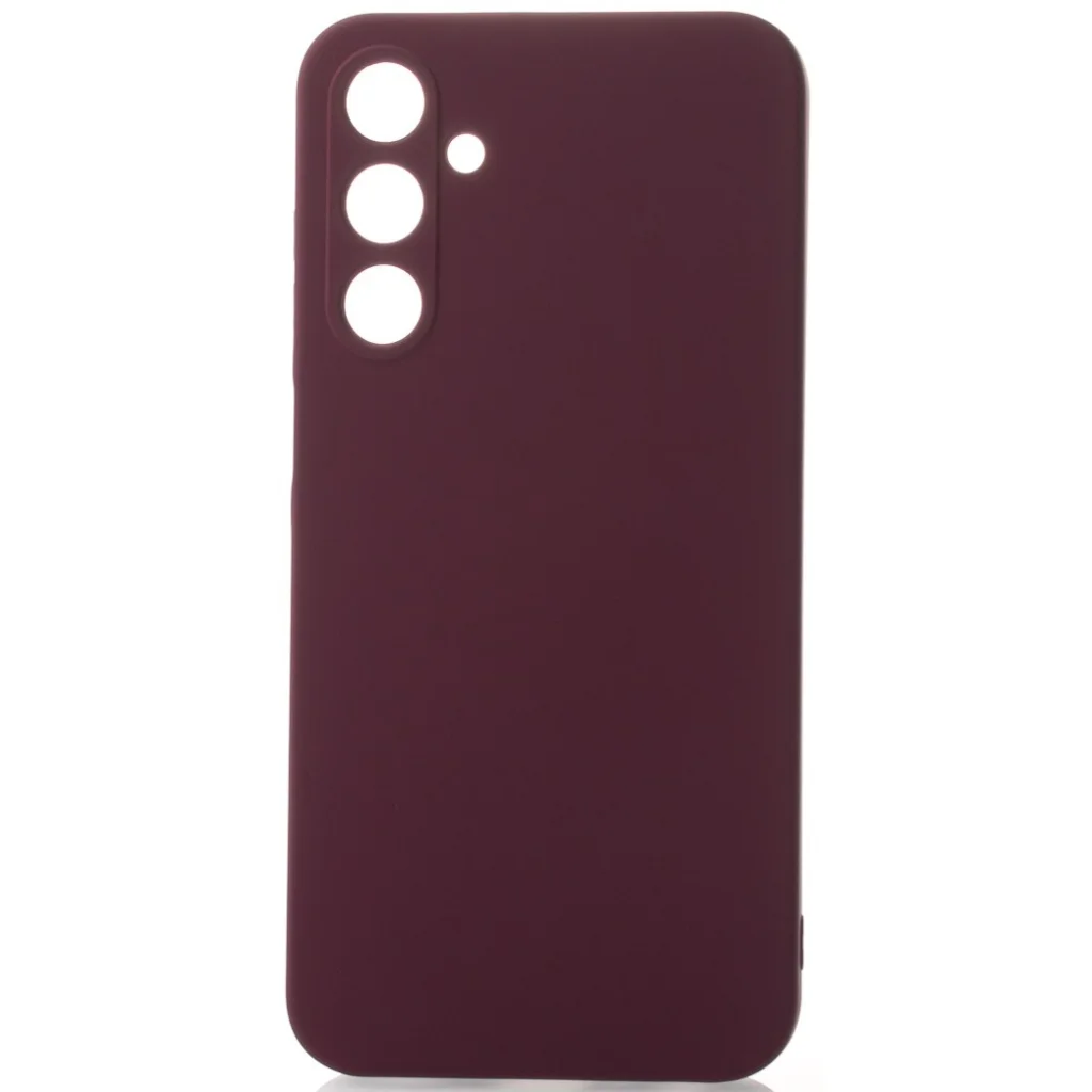 Чехол Soft Silicone Case (без лого) для Samsung Galaxy M35 5G SM-M356 Bordo