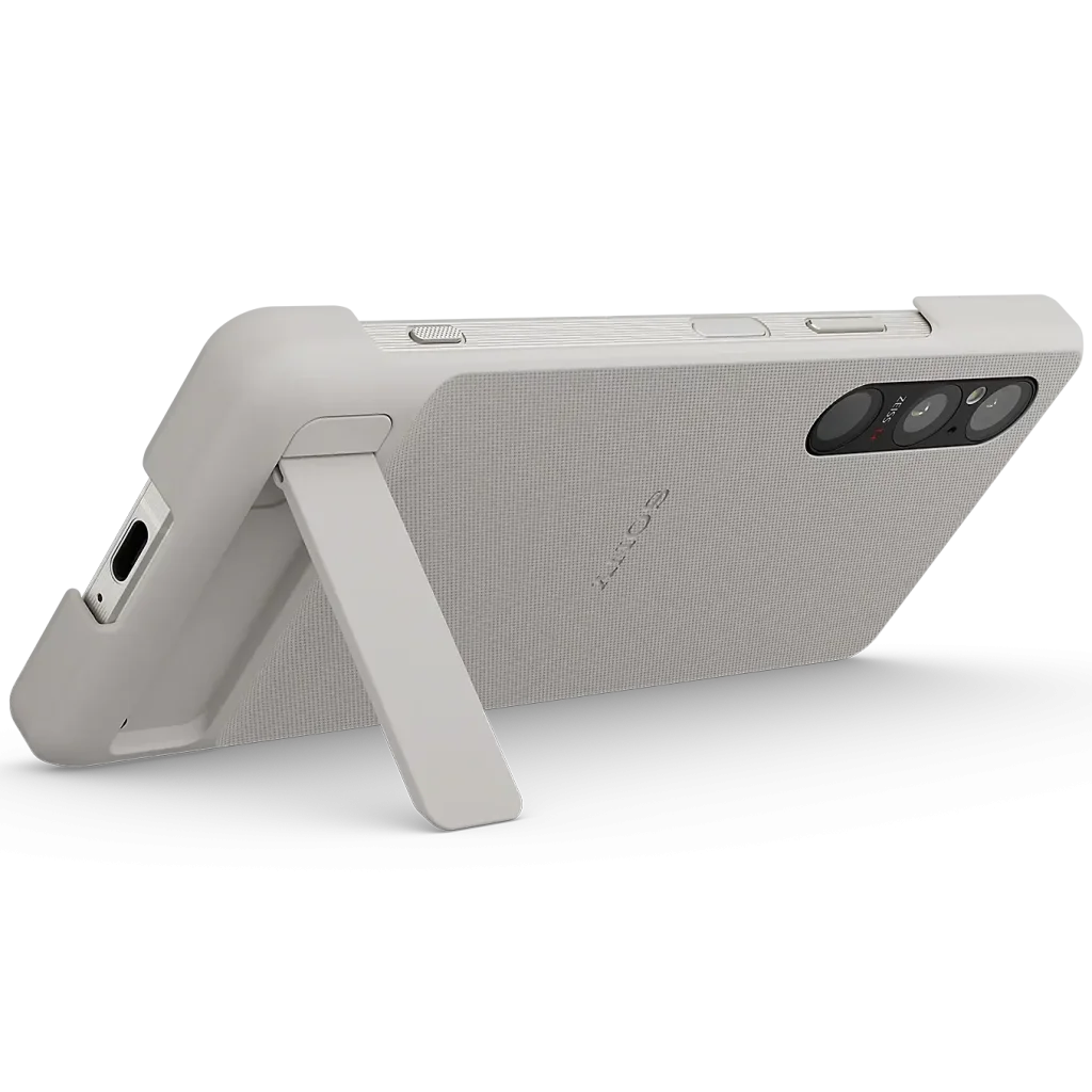 Чохол Sony XQZ-CBEC Style Cover with Stand для Xperia 1 VI Platinum Gray