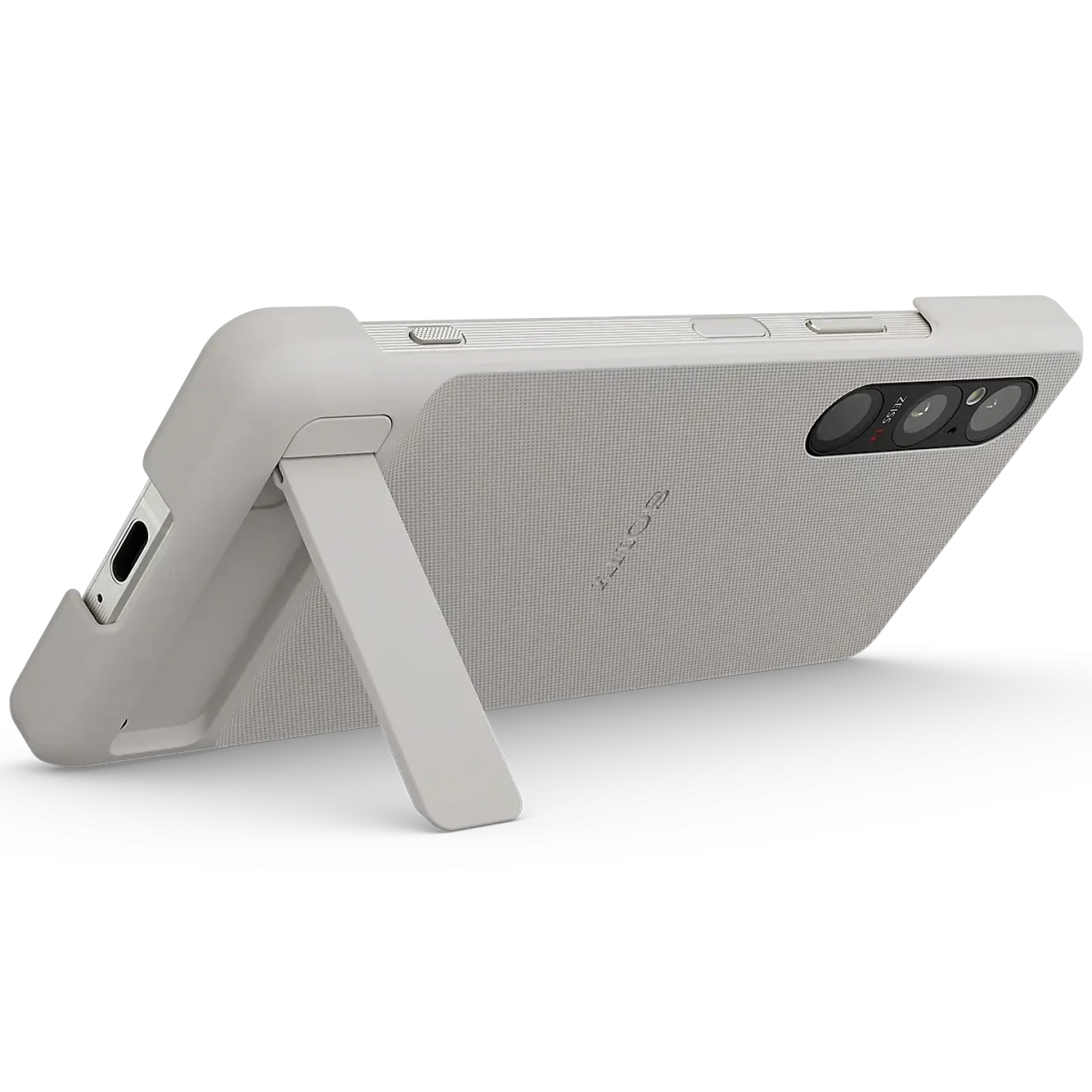 Чехол Sony XQZ-CBEC Style Cover with Stand для Xperia 1 VI Platinum Gray