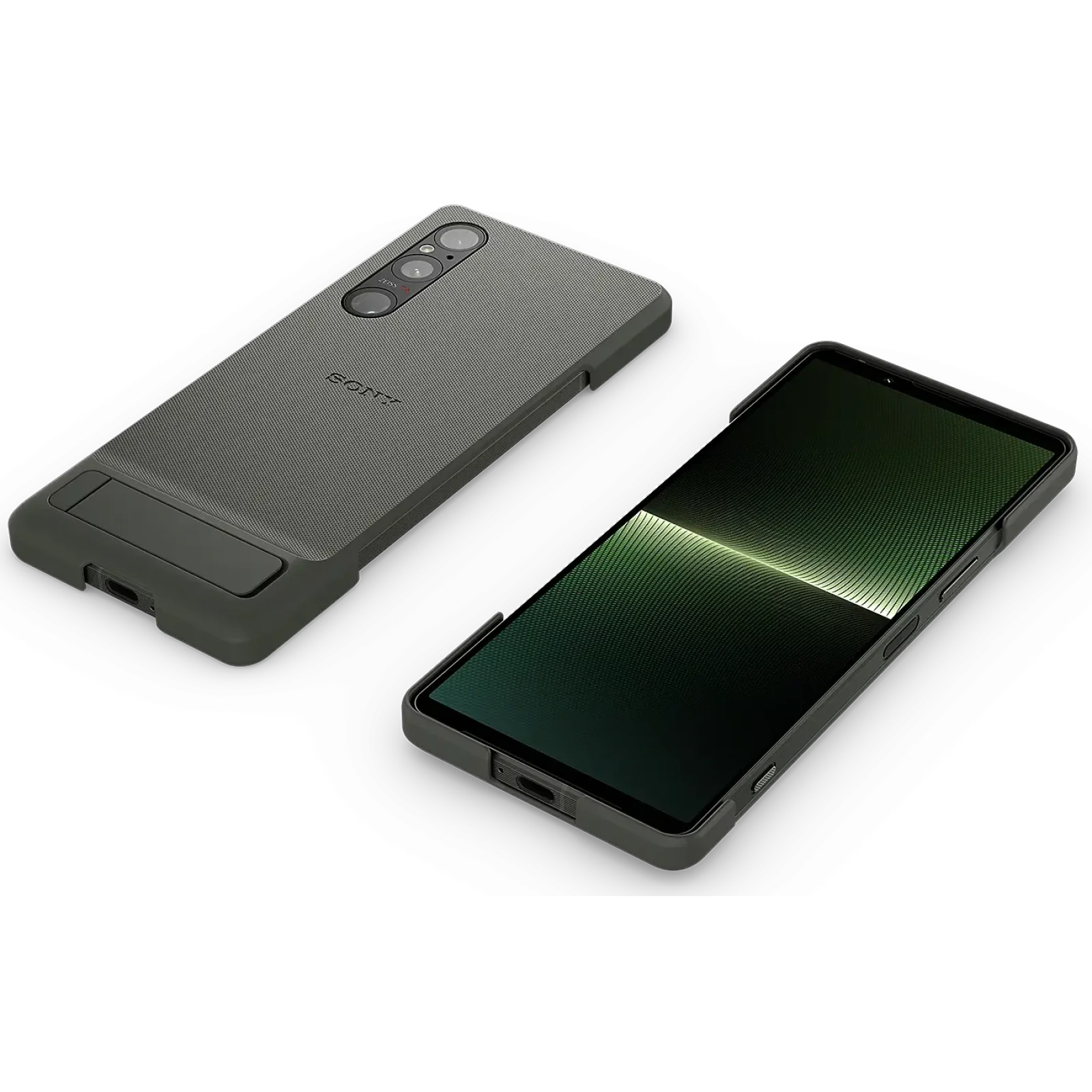Чехол Sony XQZ-CBEC Style Cover with Stand для Xperia 1 VI Khaki Green