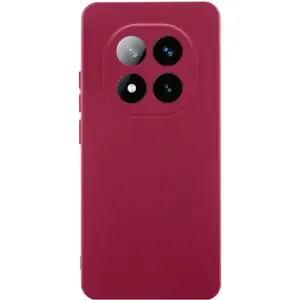 Колір: Бордовий - Чохол TPU GETMAN Liquid Silk Full Camera для Xiaomi Redmi Note 15 Pro 4G Marsala