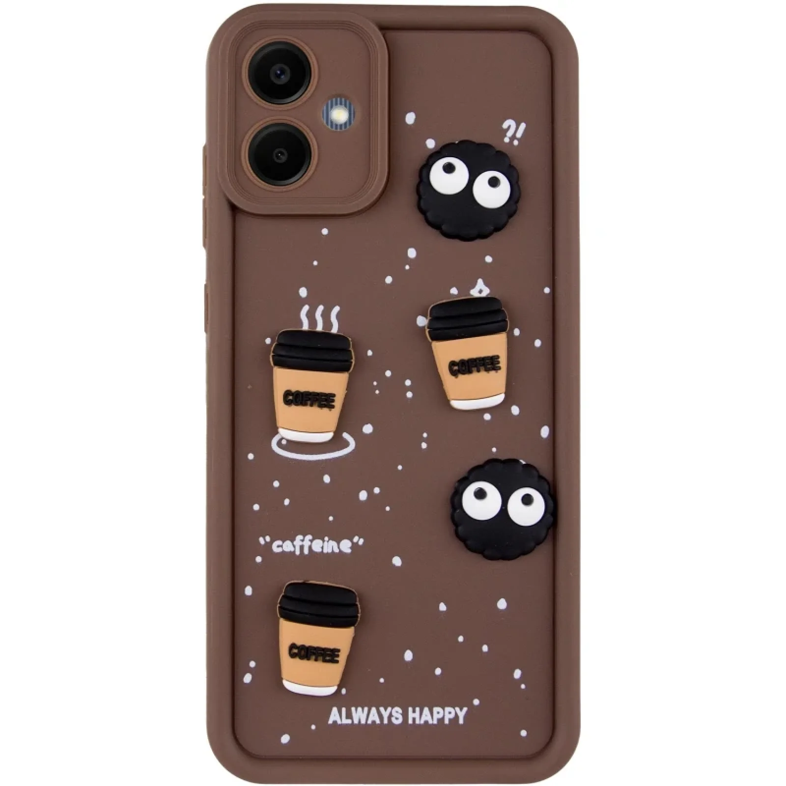 Чехол TPU Toys Case для Samsung Galaxy A05 Brown Always Happy