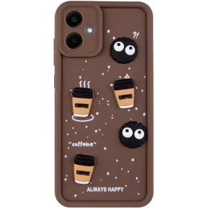 Цвет: Коричневый - Чехол TPU Toys Case для Samsung Galaxy A05 Brown Always Happy