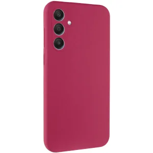 Колір: Бордовий - Чохол Silicone Cover Ummi Lakshmi Full Camera (AA) для Samsung Galaxy S24 Marsala