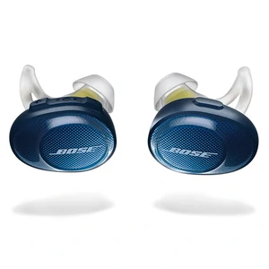 Цвет: Синий - Наушники Bose SoundSport Free Wireless Navy/Citron (774373-0020)