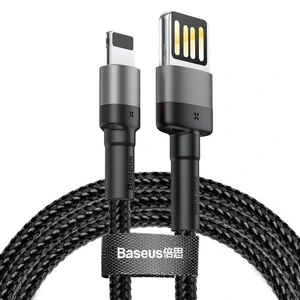 Кабель Baseus Cafule Lightning Special Edition 2.4A (1m) Grey (CALKLF-GG1)