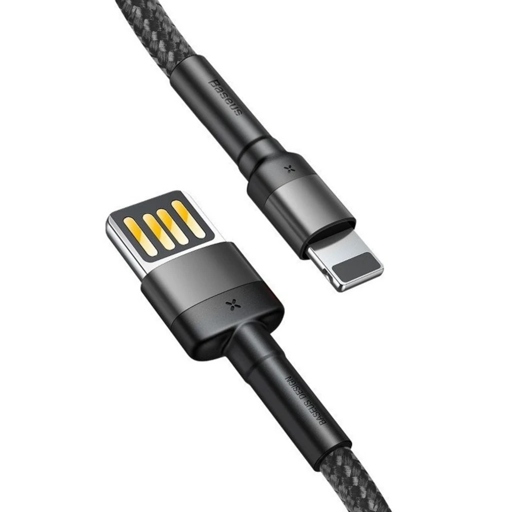 Кабель Baseus Cafule Lightning Special Edition 2.4A (1m) Grey (CALKLF-GG1)