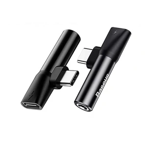 Перехідник Adapter Baseus L41 Type-C Male to 3.5mm+Type-C Female (CATL41-01)