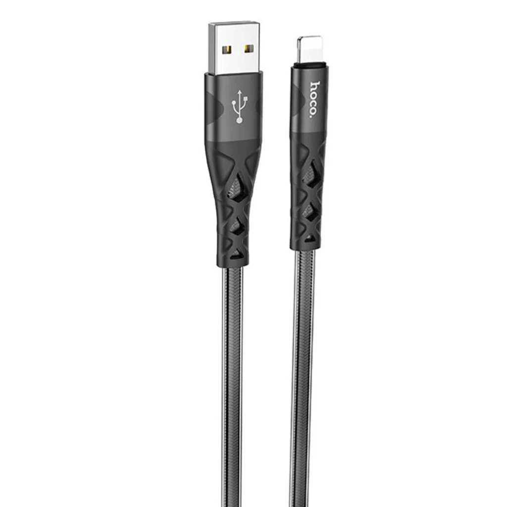 Кабель Hoco U105 Treasure USB to Lightning 1.2m Black
