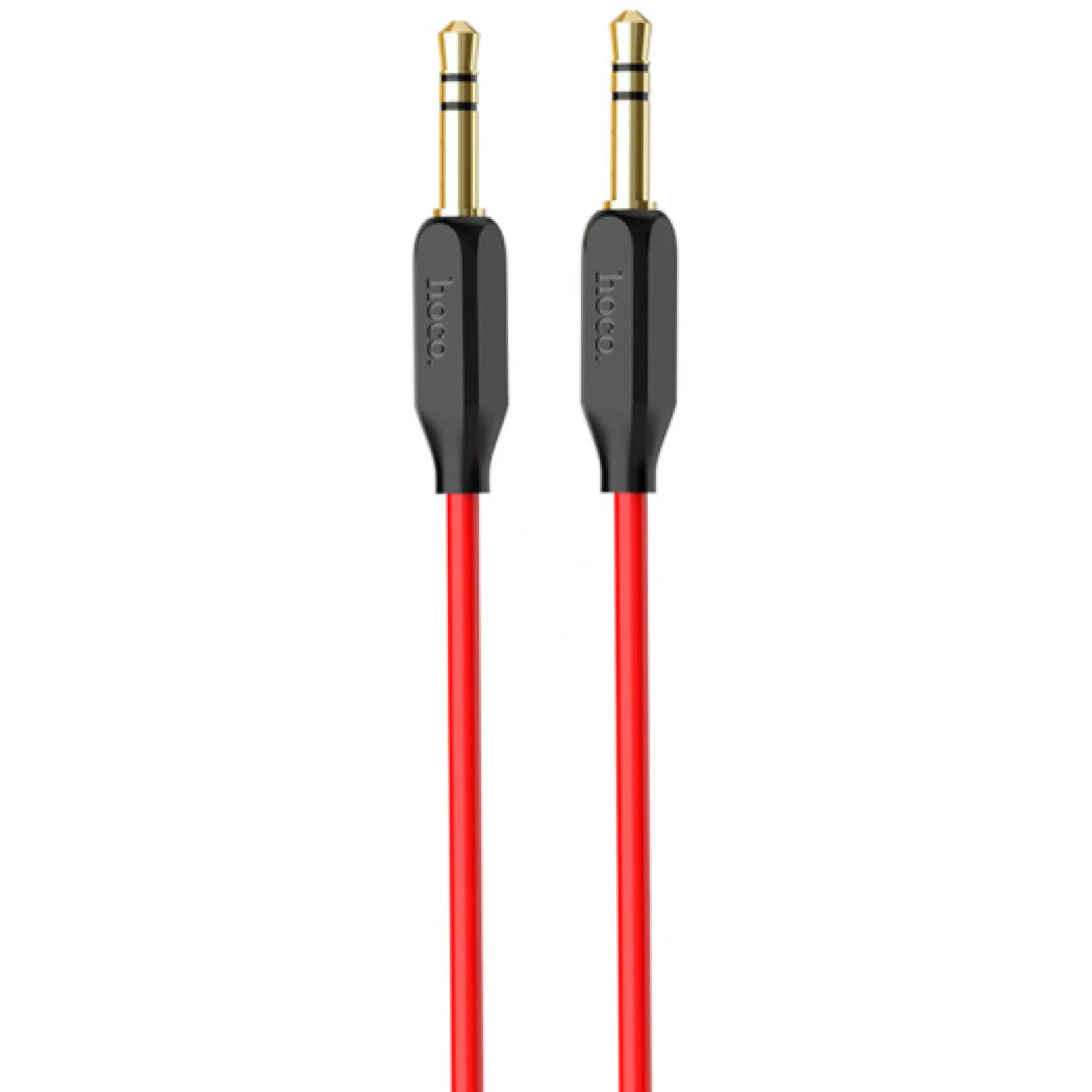 Аудіо кабель Aux Hoco UPA11 (3,5-3,5 / Jack-Jack) (1m) Red