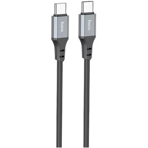 Кабель Hoco X86 Spear Silicone Type-C to Type-C 60W 1m Black