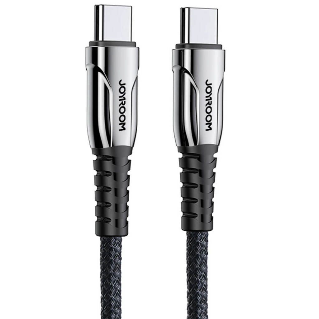 Кабель Joyroom S-1230K1 Type-C to Type-C 60W 1.2m Black