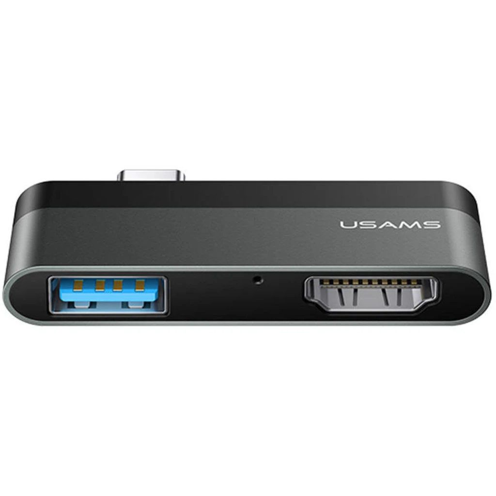 USB-Хаб Usams US-SJ462 Type-C Mini Hub USB+HDMI