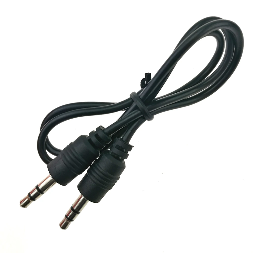 Стандартный аудио кабель AUX (3.5mm) 1m Black