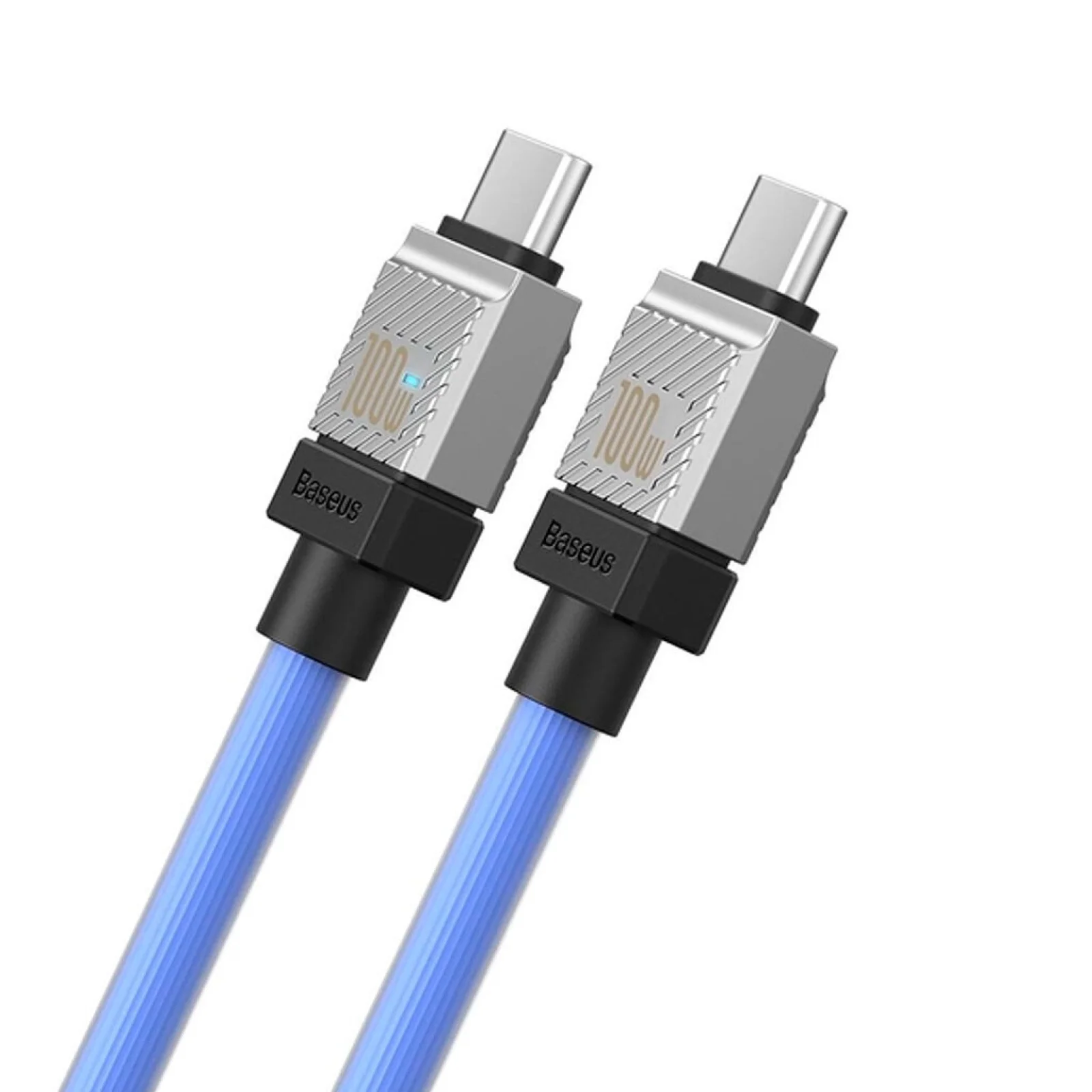 Кабель Baseus CoolPlay Series Type-C to Type-C 100W (1m) (CAKW000203) Blue