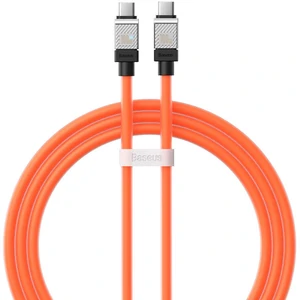 Кабель Baseus CoolPlay Series Type-C to Type-C 100W (1m) (CAKW000207) Orange