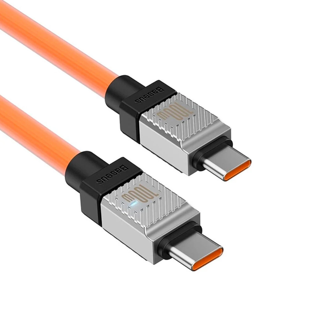Кабель Baseus CoolPlay Series Type-C to Type-C 100W (1m) (CAKW000207) Orange