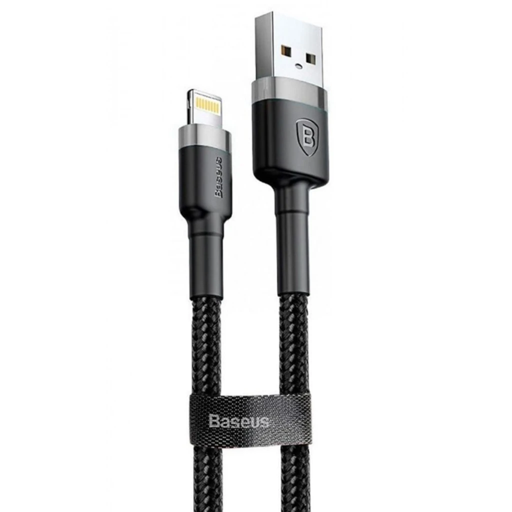 Кабель Baseus Cafule USB Cable Lightning Cable 2.4A (CALKLF-B) 1m Grey