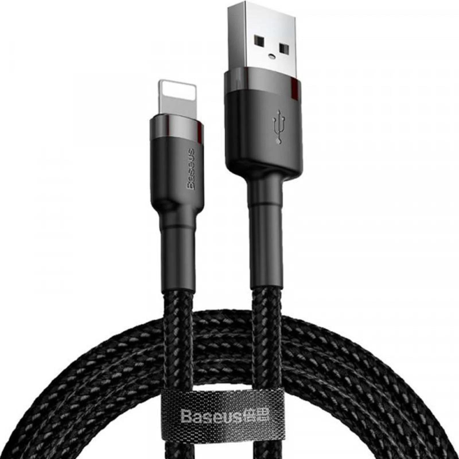 Кабель Baseus Cafule USB Cable Lightning (CALKLF-CG1) 2m Black