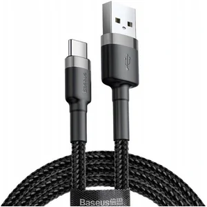 Кабель Baseus Cafule USB Cable Type-C (CATKLF-BG1) 1m Black/Gray