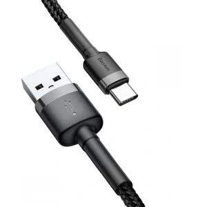 Кабель Baseus Cafule USB Cable Type-C 2A (CATKLF-CG1) 2m Black/Gray