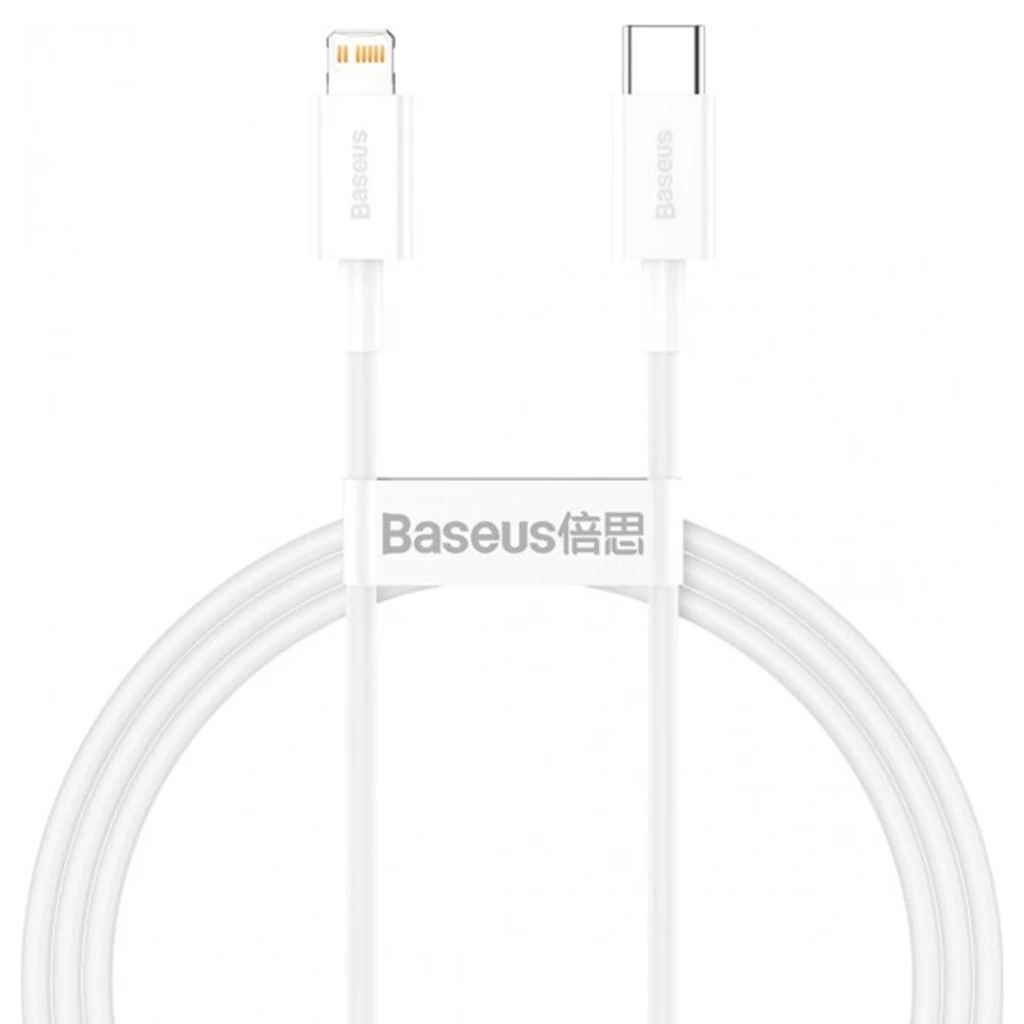 Кабель Baseus Superior Series Type-C to Lightning 20W (CATLYS-A02) 1m White
