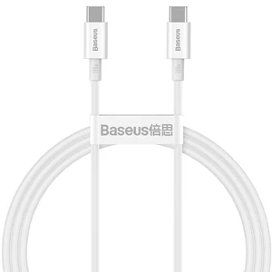 Кабель Baseus Superior Series Fast Charging Type-C to Type-C PD 100W (CATYS-B02) 1m White