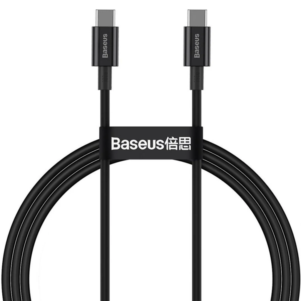 Кабель Baseus Superior Series Fast Charging Type-C to Type-C PD 100W (CATYS-B01) 1m Black