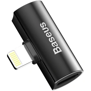 Перехідник Adapter Baseus L46 Lightning Male to 2 Lightning Female Black (CAL46-01)