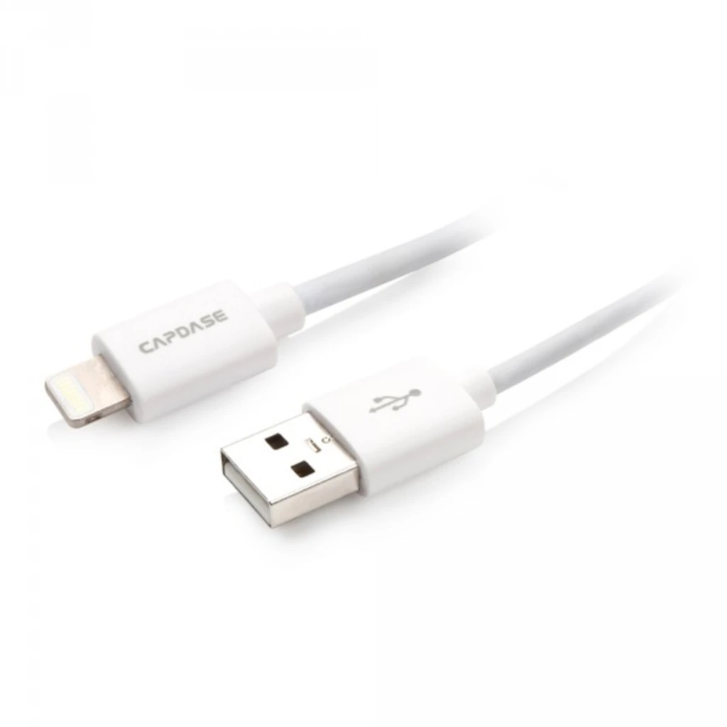 Кабель Capdase Sync & Charge Cable Lightning 1M Grey/White для Apple