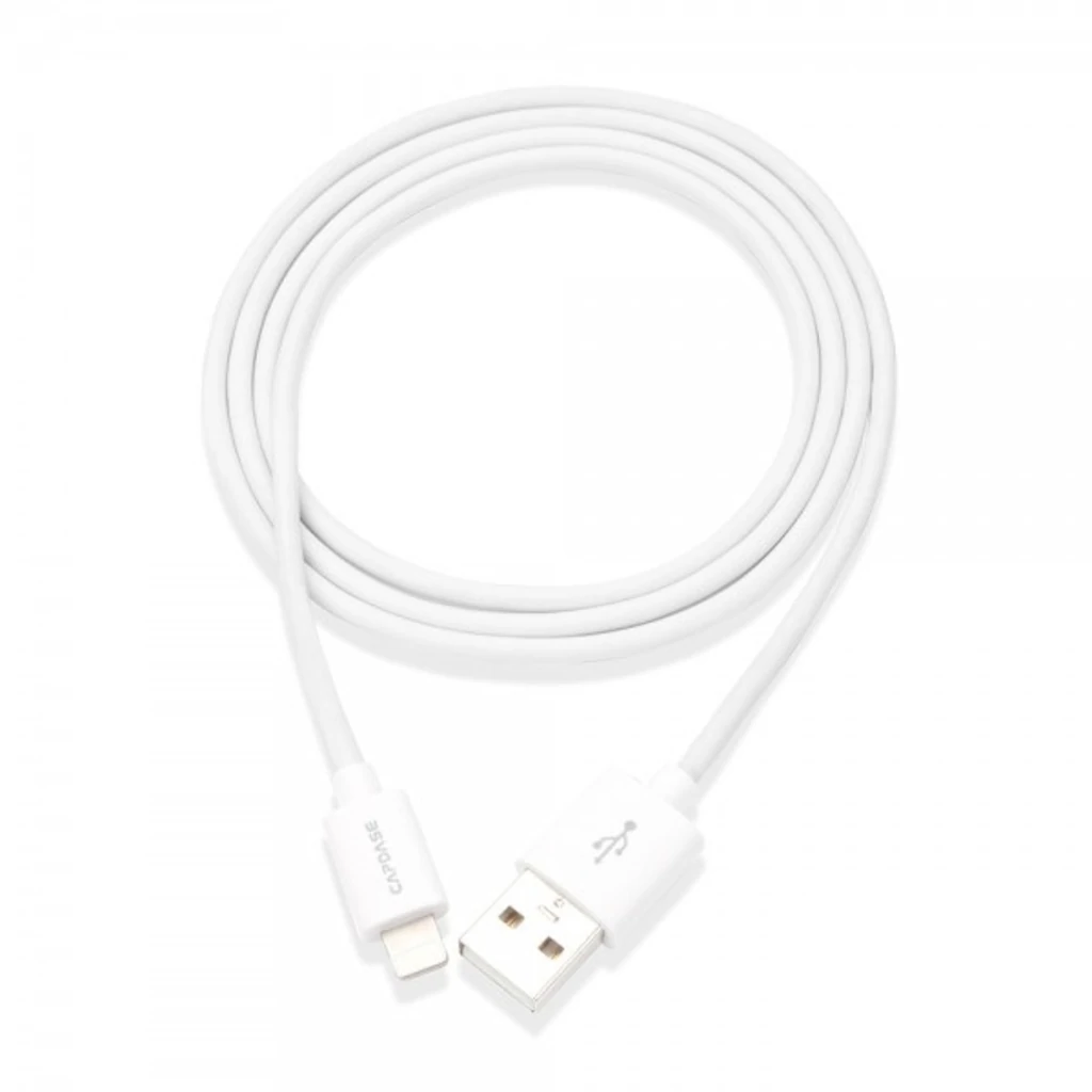 Кабель Capdase Sync & Charge Cable Lightning 1M Grey/White для Apple