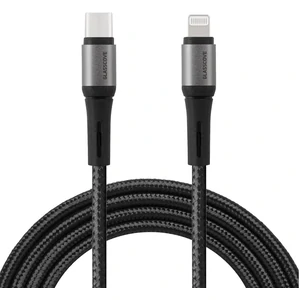 Кабель Glasscove Braid Type-C - Lightning 2.4A 1m (GB-CL130BK) Black