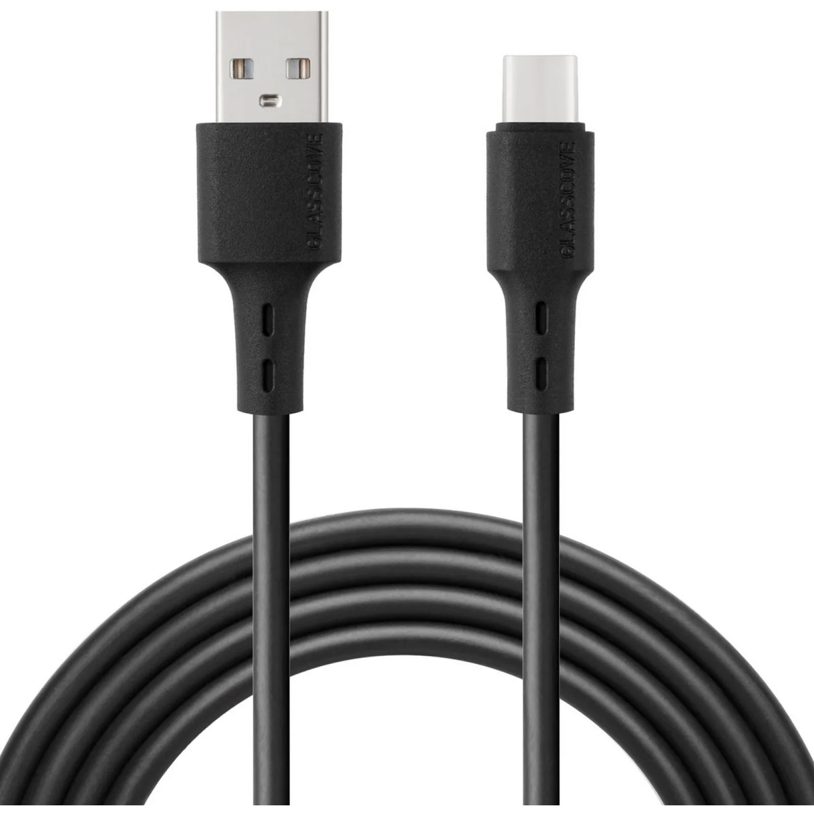 Кабель Glasscove Flex USB - Type-C 3A 1m (GF-AC13BK) Black