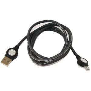 Кабель INAVI USB Cable microUSB Tighdbraid Series 2.4A 1.2m (TB1) Black