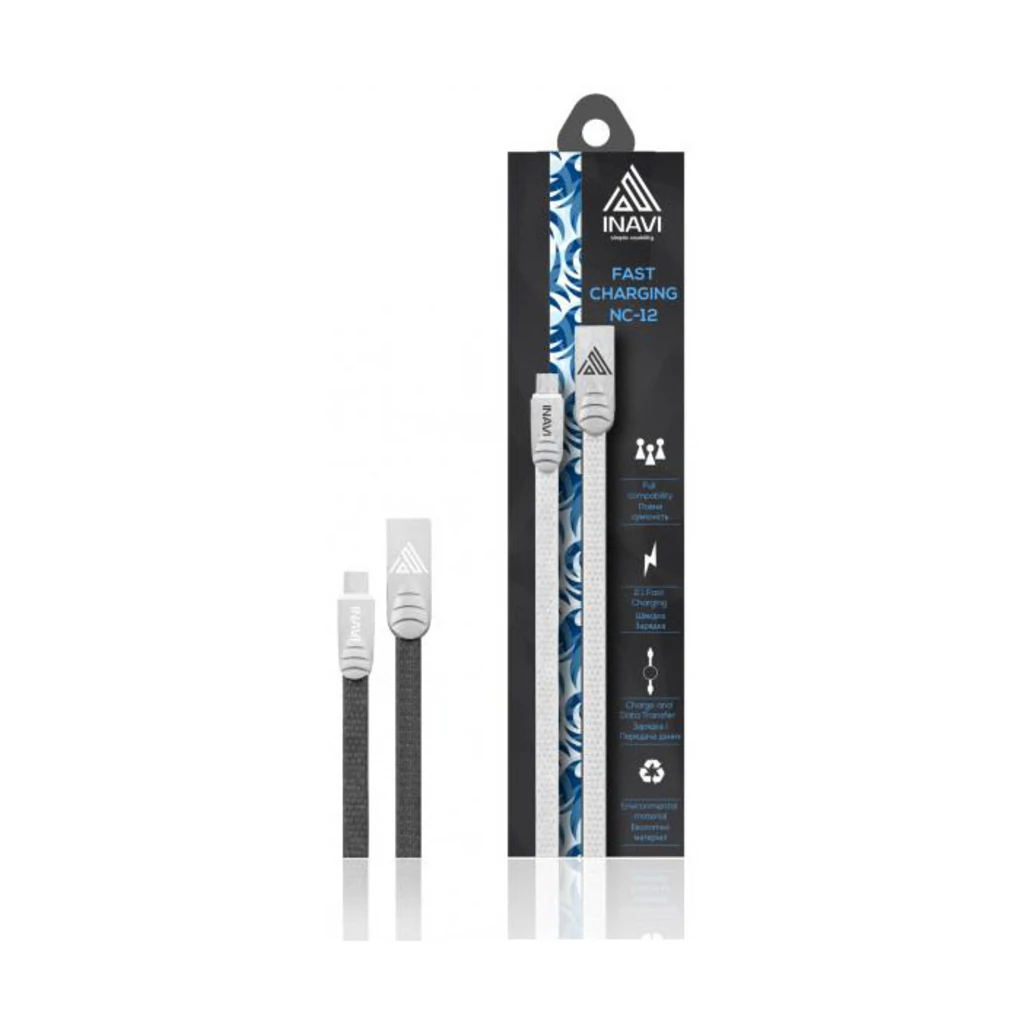 Кабель INAVI USB Cable iPhone 5 NC-12 Black