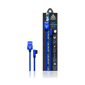 Цвет: Синий - Кабель INAVI USB Cable iPhone 5 UC-16 Blue