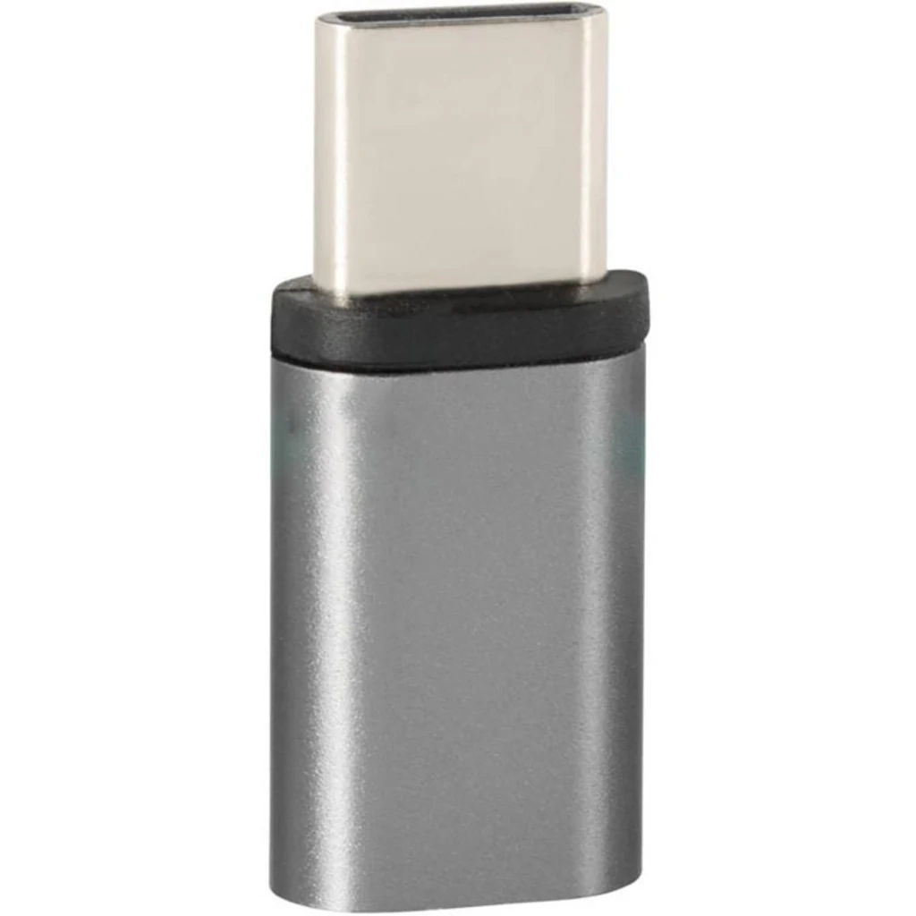 Переходник Optima A4 MicroUSB to Type-C Aluminium