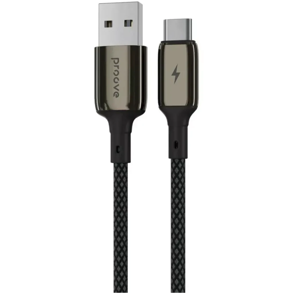 Кабель Proove Dense Metal Type-C 2.4A 1m Black (CCDM20001201)