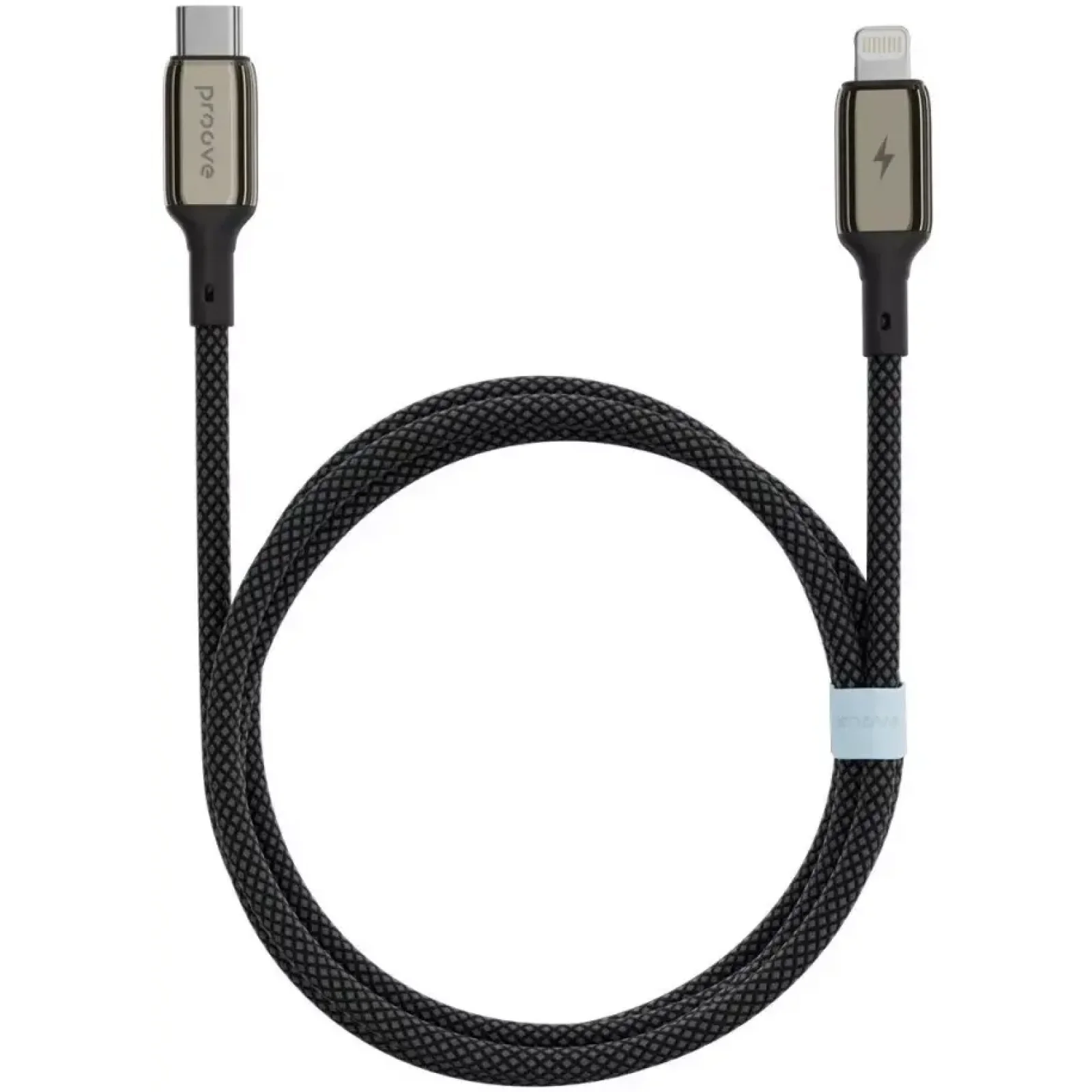 Кабель Proove Dense Metal Type-C to Lightning 27W 1m Black (CCDM27002101)