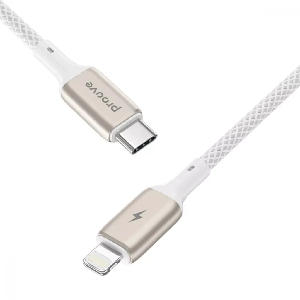 Кабель Proove Dense Metal Type-C to Lightning 27W 1m White (CCDM27002102)