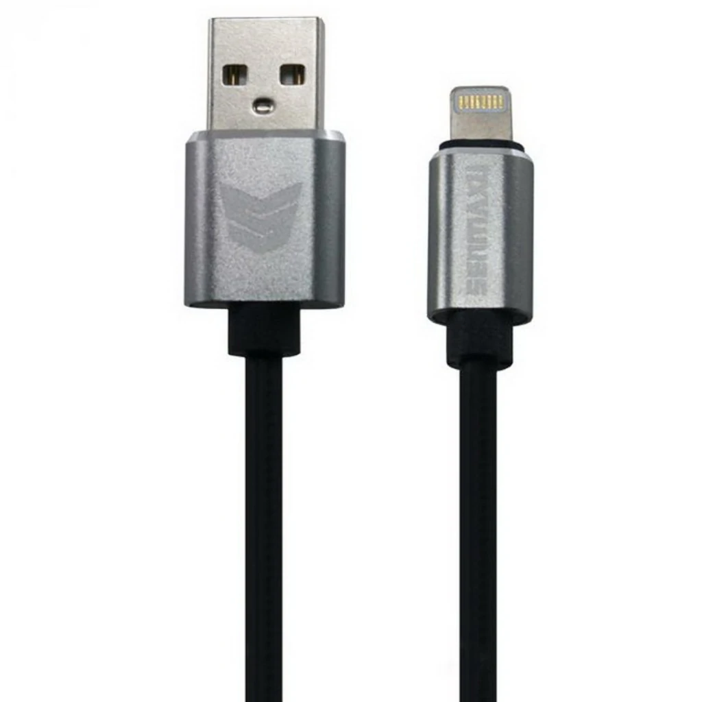 Кабель Senmaxu SMX-302 USB-iPhone 5 Cable 2.4A 1m Black