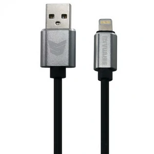Кабель Senmaxu SMX-302 USB-iPhone 5 Cable 2.4A 1m Black