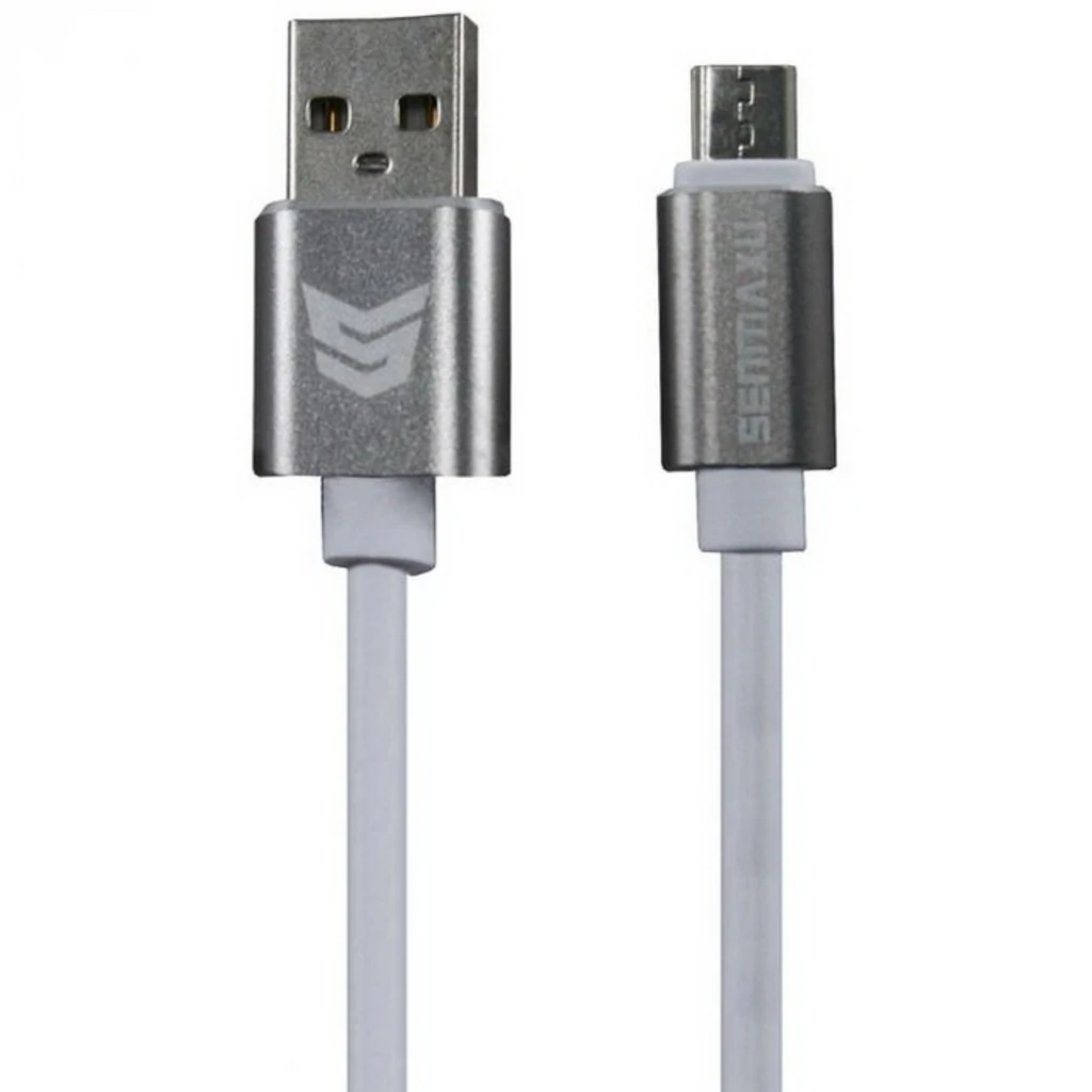 Кабель Senmaxu SMX-302 USB-MicroUSB Cable 2.4A 1m White