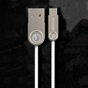 Кабель Senmaxu SMX-307 USB-USB Type-C Cable 2.4A 1m White