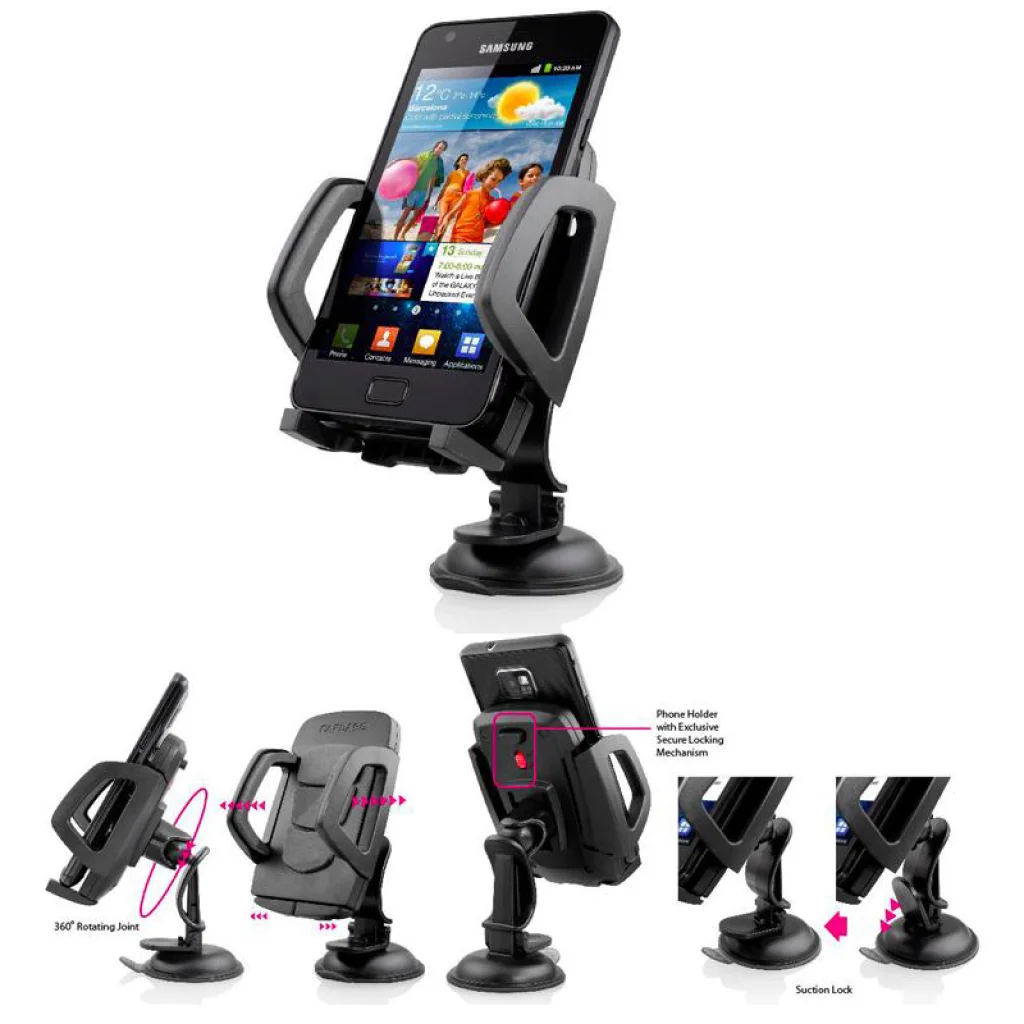 Тримач Capdase Mini Car Mount Holder Racer Black для iPhone/iPod/GPS/Смартфонів