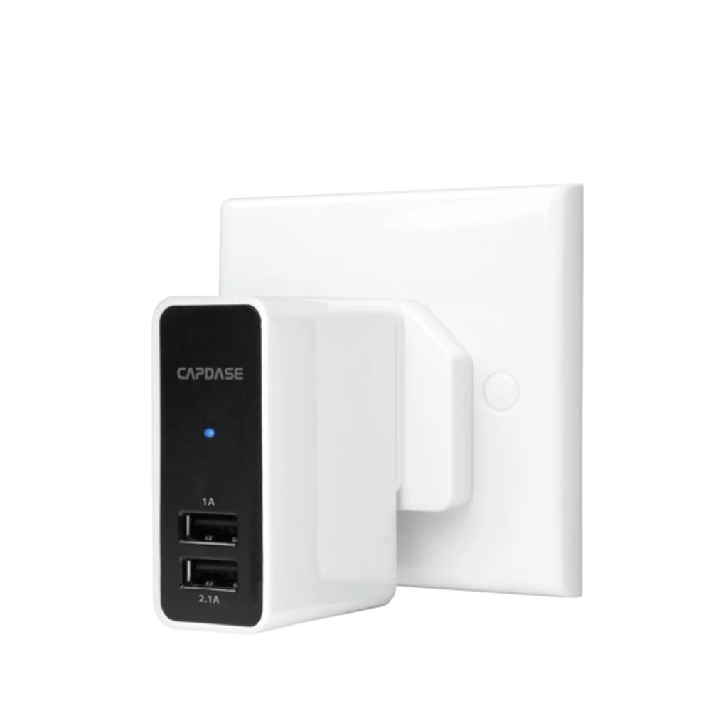 Зарядний пристрій Capdase Dual USB Power Adapter Ampo R2 White (3.1 A) для iPhone/iPod/iPad