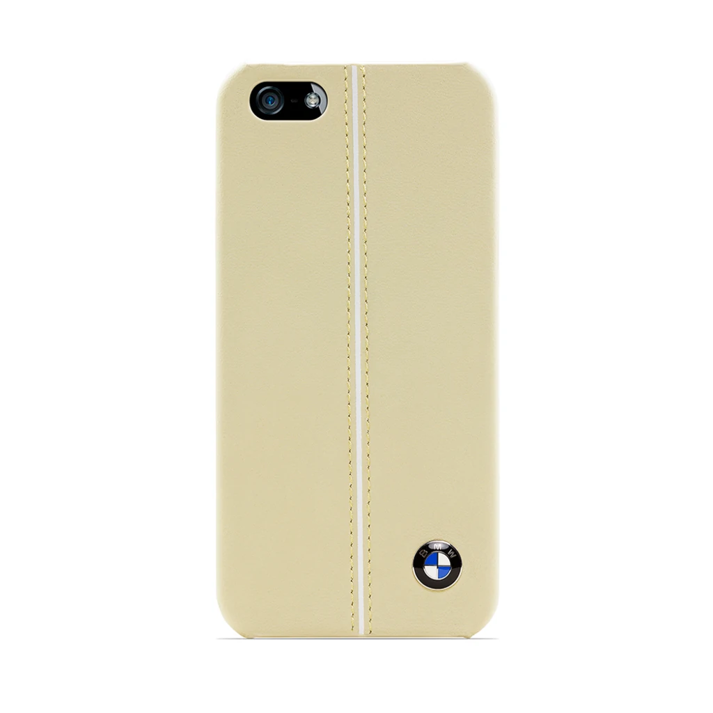 Чехол BMW Signature collection cover case Cream для iPhone 5S/5