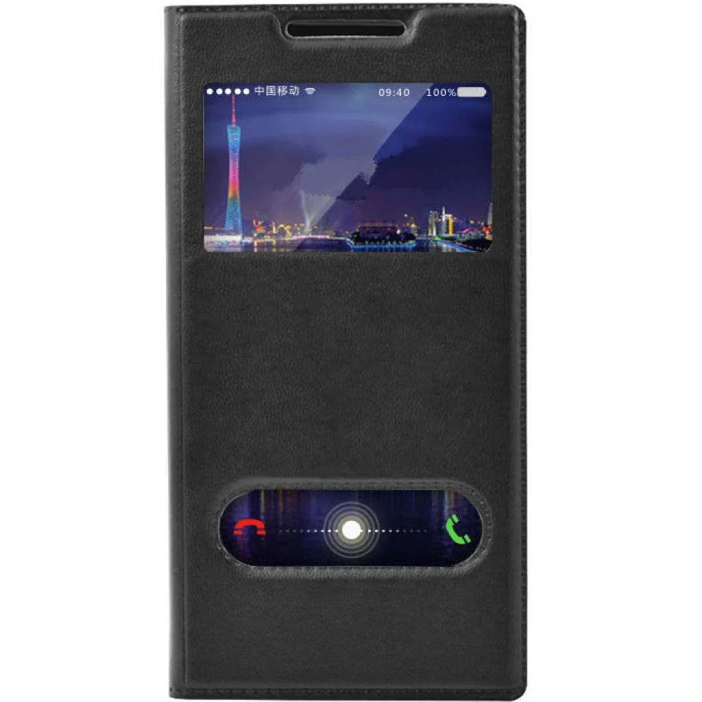 Чехол Book Cover Original Window Black для Samsung J330 Galaxy J3 2017