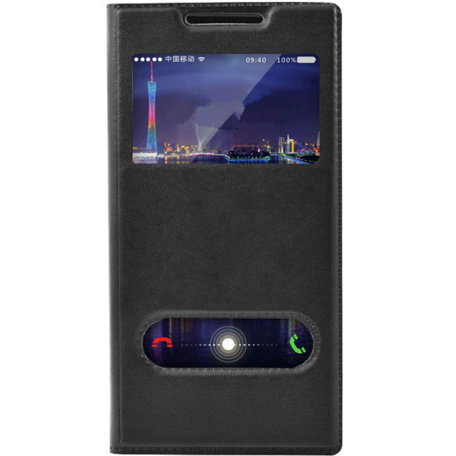 Чехол Book Cover Original Window Black для Samsung J510 Galaxy J5 2016